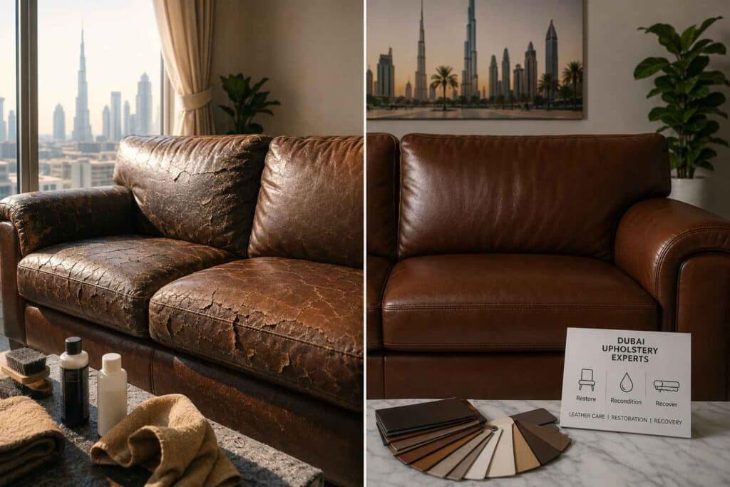Why Does Leather Furniture Fail Fast in Dubai?